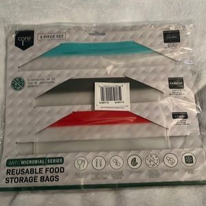 Reusable Food Storage Bags 4 piece set